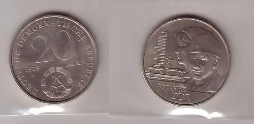 DDR Gedenk Münze 20 Mark 30.Jahrestag der DDR 1979 (112012)