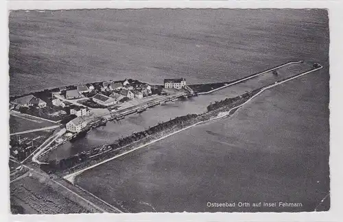 58906 Ak Ostseebad Orth auf Insel Fehmann - Flugaufnahme um 1930
