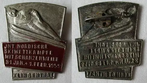 DDR Abzeichen Internationale Nordische Skiwettkämpfe Klingenthal 1959 (123187)