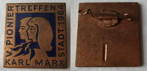 DDR Abzeichen V.Pioniertreffen Karl Marx Stadt 1964 (154193)