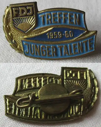 DDR FDJ Abzeichen Treffen Junger Talente 1959 - 1960 (154739)