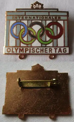 DDR Abzeichen Internationaler Olympischer Tag Olympisches Komitee NOK (154163)