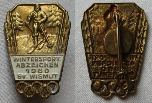 DDR Wintersport Abzeichen 1960 SV Sportvereinigung Wismut (154294)