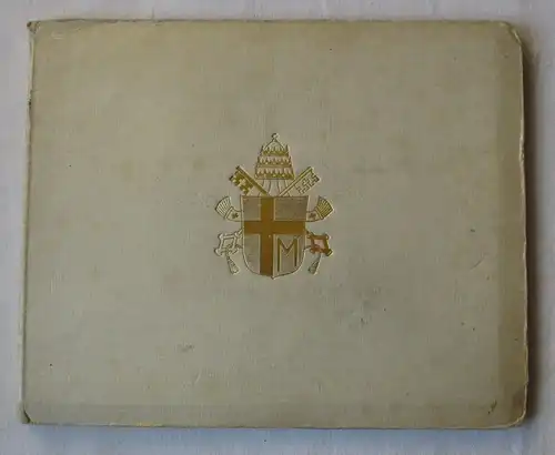 Vatikan offizieller KMS 1980 orig. Blister incl. 500 Lire Silbermünze (159948)