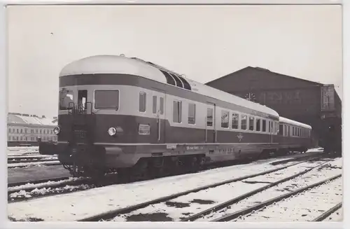 09930 Foto Ak ÖBB Dieseltriebwagen um 1950