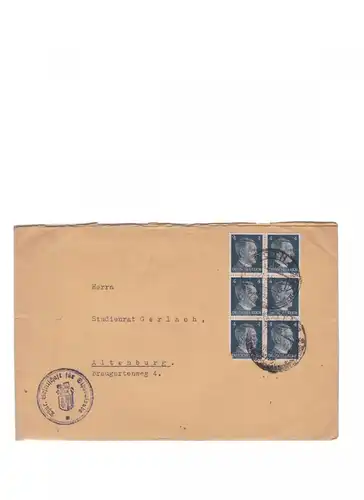 31828 Brief Altenburg Thüringinger Gesellschaft für Sippenkunde 1942