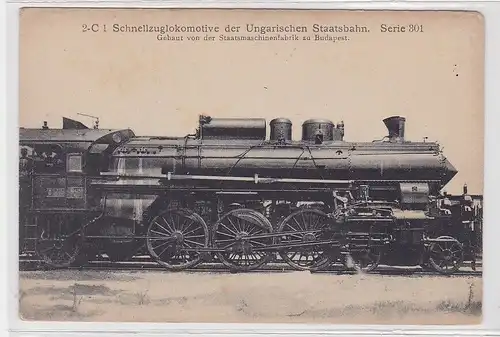 90255 AK Schnellzuglokomotive ungar. Staatsbahn Staatsmaschinenfabrik Budapest