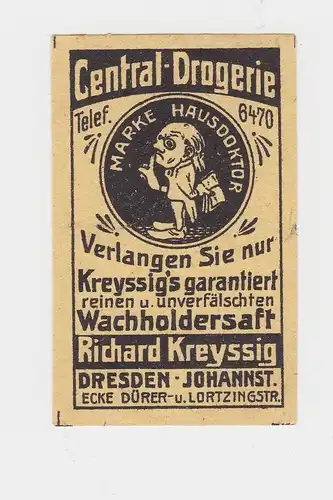 Vignette Central Drogerie Richard Kreyssig Dresden (27496)