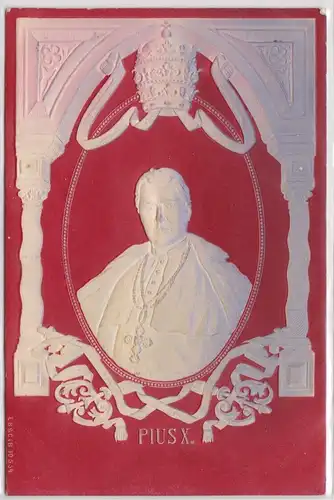 901247 Präge Ak Pabst Pius X. 1903