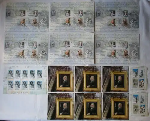 143046 MZZ Briefdienst 15 Blöcke und Kleinbögen postfrisch Porto 51,90 Euro