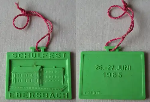 DDR Medaille Schulfest Ebersbach 26.-27. Juni 1965 F.Schubert (153462)