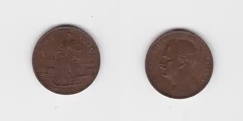 1 Centesimo Kupfer Münze Italien 1910 (129367)