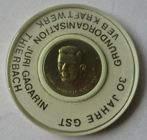 Medaille 30 Jahre GST Grundorganisation Juri Gagarin Kraftwerk Thierbach /110163