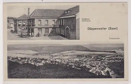 99309 Mehrbild Ak Düppenweiler (Saar) Gasthaus Müllerhof 1939