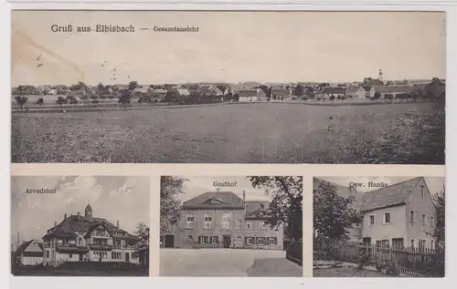 99138 Mehrbild Ak Gruß aus Elbisbach Gasthof, Arvedshof usw. 1924