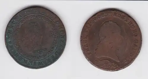 3 Kreuzer Kupfer Münze RDR Habsburg Österreich Franz II. 1812 B (154525)