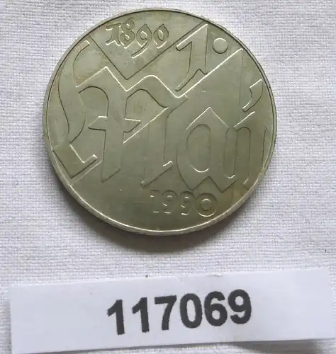 DDR Gedenk Münze 10 Mark 100 Jahre 1.Mai Feiertag 1990 (117069)