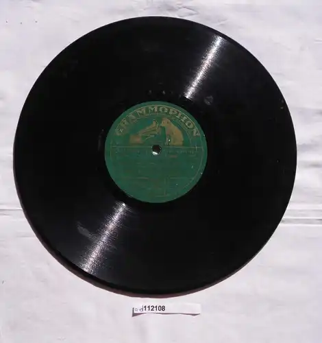 112108 Schellackplatte Grammophon "Einmal sagt man sich Adieu"