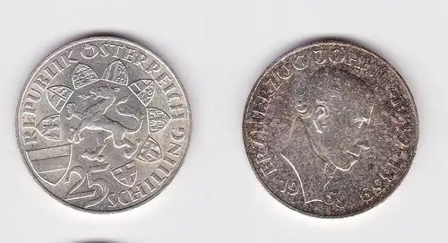25 Schilling Silber Münze Österreich 1959 Erzherzog Johann 1782-1859 (144913)