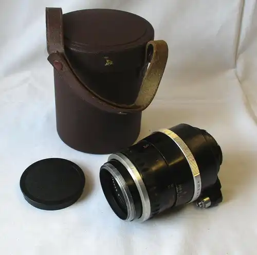 Carl Zeiss Jena Sonnar 4/135 Q1 Objektiv Nr. 6436553 mit Originalhülle (107553)