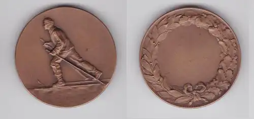 Bronze Medaille Brehmer Markneukirchen Sport Skilangläufer Blanko (138974)