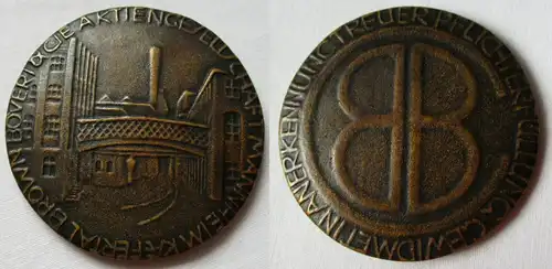 Medaille Mannheim Käfertal Brown Boveri & Cie AG BBC Pflichterfüllung (131331)