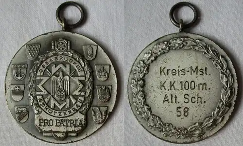 seltene Medaille Osnabrücker Schützengau Pro Patria Kreis-Meisterschaft (125245)