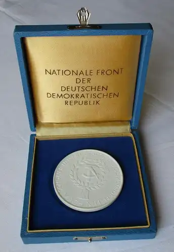 DDR Porzellan Medaille Für Hervorragende Leistungen Bürgerinitiative (125520)