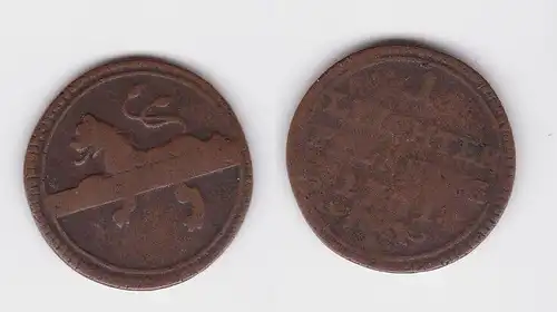1 leichter Pfennig Kupfer Münze Bamberg 1761 s (162134)