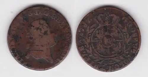 1 Groschen Kupfer Münze Sachsen (Polen) 1787 s/ss (160989)
