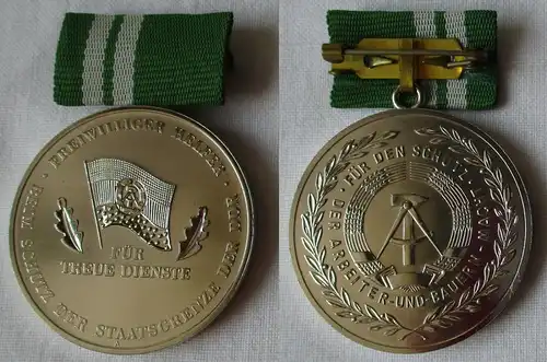 DDR Medaille treue Dienste freiw. Helfer beim Schutz d. Staatsgrenze (143375)