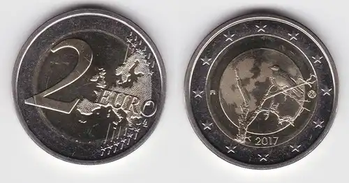 2 Euro Bi-Metall Münze Finnland 2017 Finnische Natur (139265)