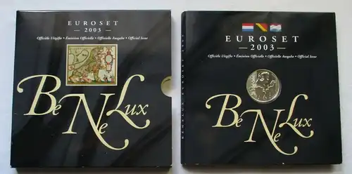 KMS Kursmünzensatz Euroset 2003 BeNeLux Belgien Niederlande Luxemburg (135028)