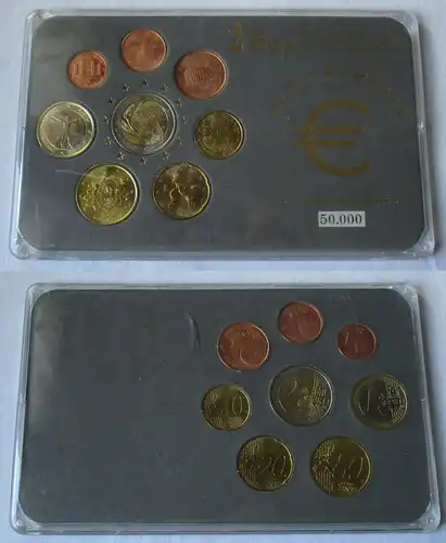 Italien KMS Gedenkmünzensatz 1 Cent bis 1 Euro + 2 Euro Gedenkmünze (135293)