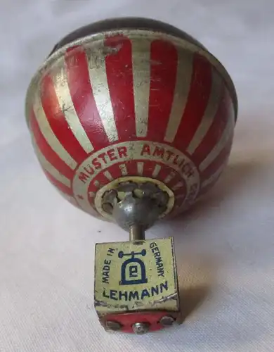 uraltes Blechspielzeug DR Patent 355 Lehmann Kreisel Gnom um 1920 (126341)