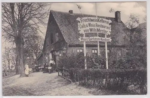 97894 Ak Grambke bei Bremen Fruchtwein Kelterei Café & Restaurant 1911