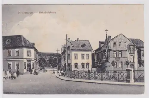 902443 Feldpost Ak Kreiensen Bahnhofstrasse 1914