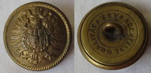 Uniformknopf Deutsches Kaiserreich für Reichsbeamte Assmann & Söhne (153075)