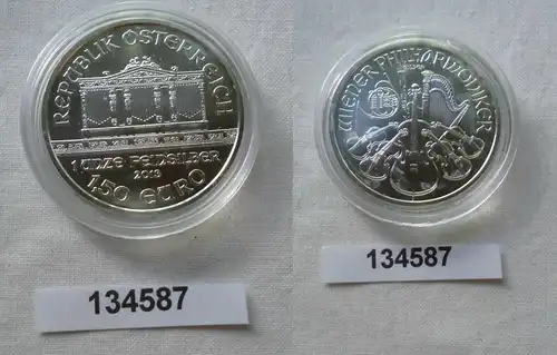 1,5 Euro Silbermünze Österreich 2013 Philharmoniker 1 Unze Feinsilber (134587)