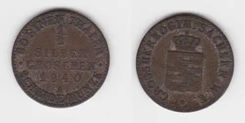 1/2 Silbergroschen Münze Sachsen Weimar Eisenach 1840 A (142849)