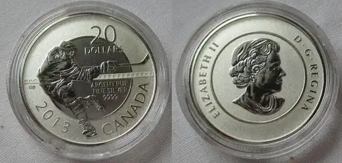 20 Dollar Silber Münze Kanada 2013 Eishockey (143161)