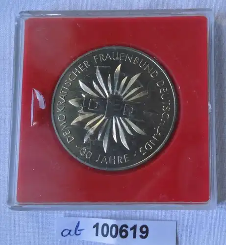 DDR Medaille 30 Jahre DFD Frauenbund im Etui (100619)