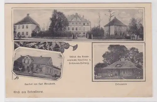 40476 Mehrbild Ak Gruß aus Hohenfinow Gasthof usw. 1909