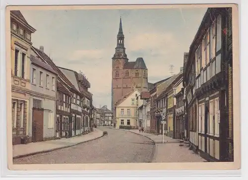 86050 Ak Tangermünde (Elbe) Kirchstrasse 1943