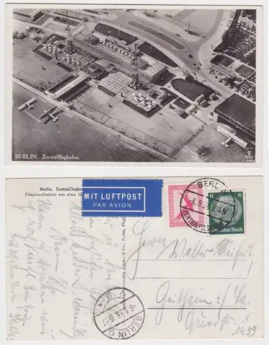 25747 Ak Berlin Zentralflughafen Luftaufnahme 1933