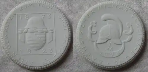 Medaille sächsischer Militär-Vereins-Bund 1923 Allen Gewalten zum Trotz (129300)