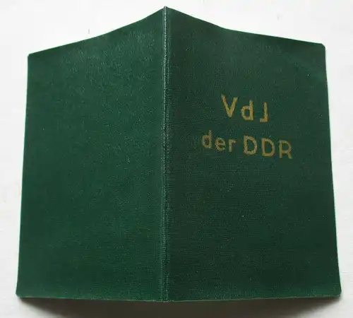 DDR Mitgliedsbuch Vereinigung der Juristen VdJ 1989 (128773)