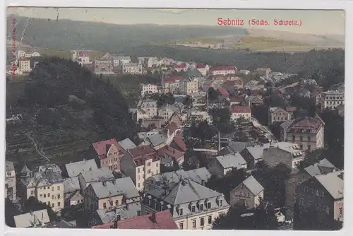 38837 AK Sebnitz sächs. Schweiz in Sachsen - Totalansicht 1910