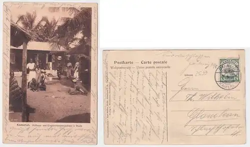901965 Ak Duala Deutsche Kolonie Kamerun Stempel Duala 1909