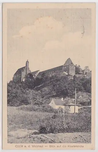 27532 Ak Culm an der Weichsel - Blick auf die Klosterkirche 1912